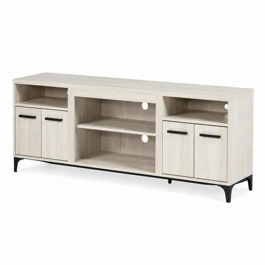 TV-Schrank in Holzoptik 150x40x55cm mit Türen und Regalen